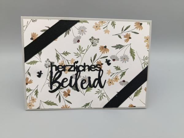 Trauerkarte Herzliches Beileid